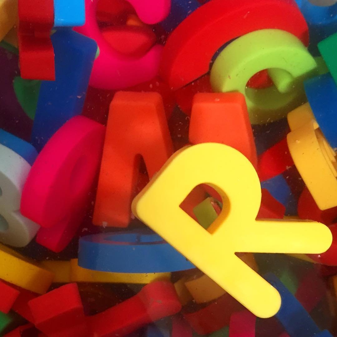 Colorful letters! I always enjoy a nice R.