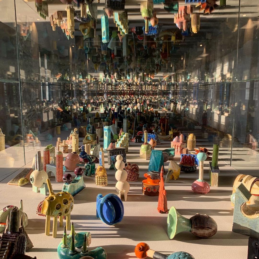 This was beautiful: Metropolis– 1000 ceramic objects @kochibiennale…