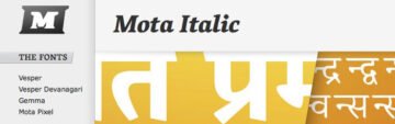 Mota Italic: Now Open!