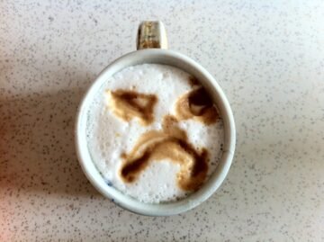 Sonja made me a coffee