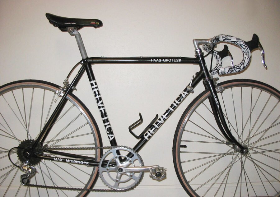 This was my Helvetica bike (c. 2002)