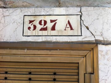 Venice House Numbers