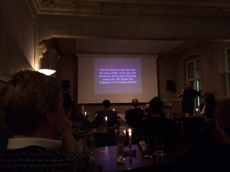 The tie breaking question from the typoquiz. For @kioskfonts