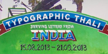Typographic Thali