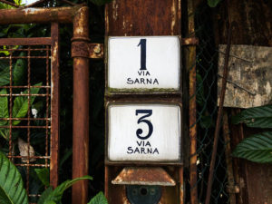 Faenza House Numbers