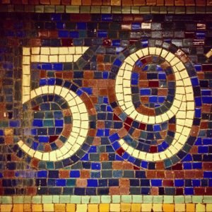 I never get tired of the mosaics in the NYC subways