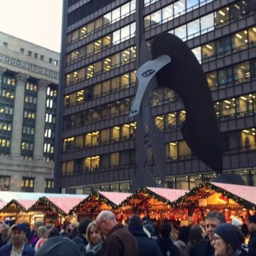 Chicago, German Christmas Market, Picasso.