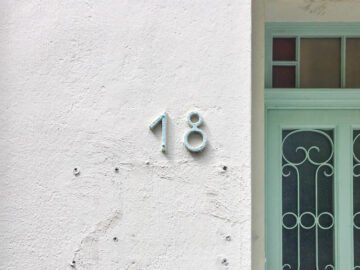 Antibes House Numbers